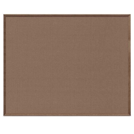 United Visual Products Wood Combo Board, 72"x48", Cherry/Black Porcelain & Forbo UVDECORK7248OAK-CHERRY-BLKPORC-FORBO